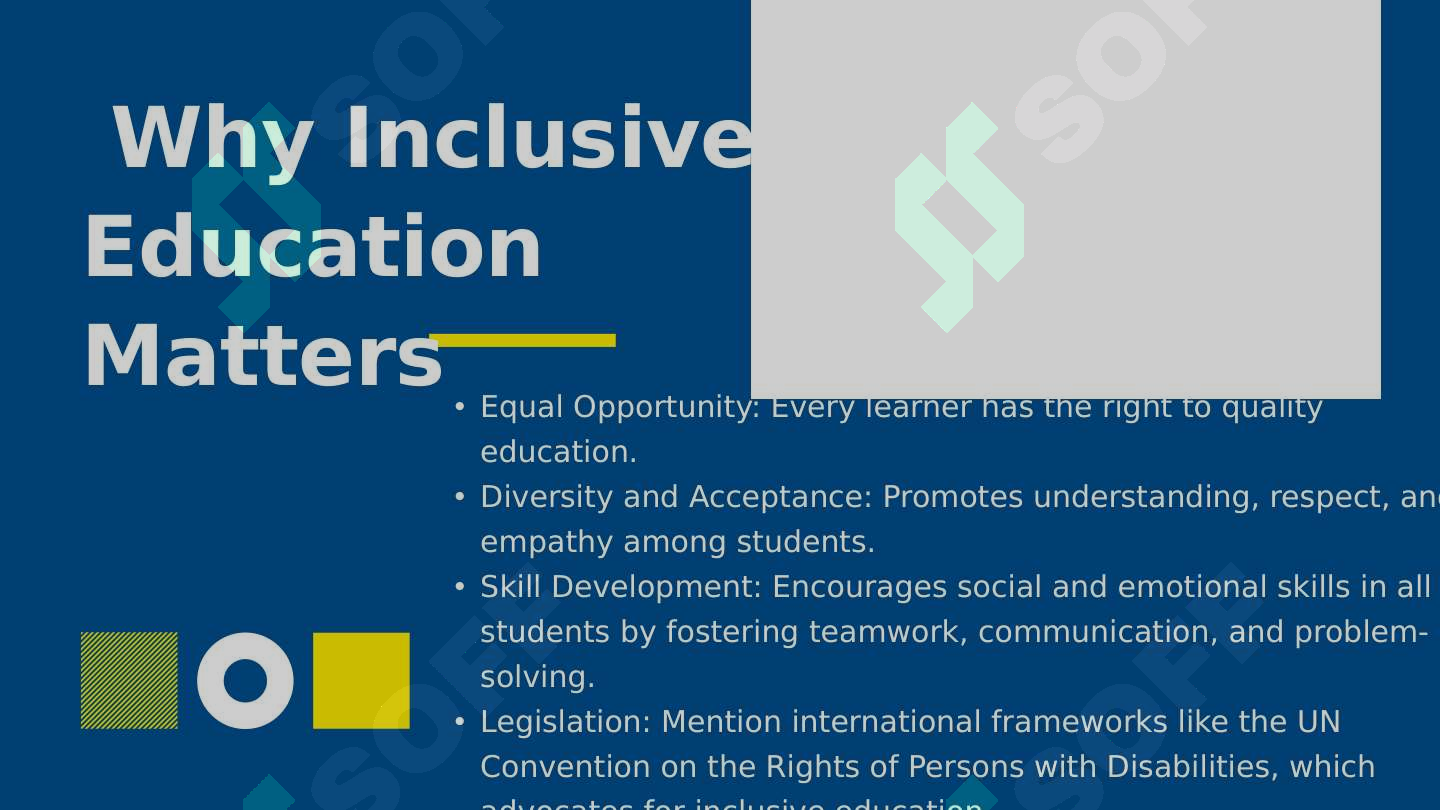 Inclusive Education: Supporting Learners with Special Needs