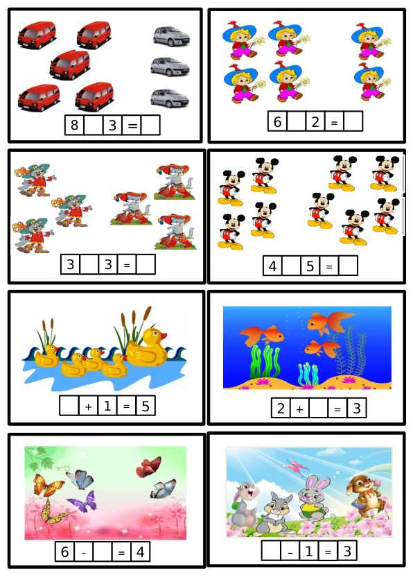 1-sinf matematika tarqatma materiallar