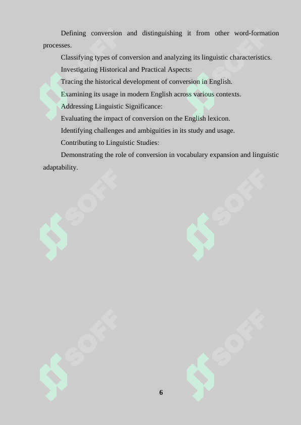 Conversion as a productive type of word formation