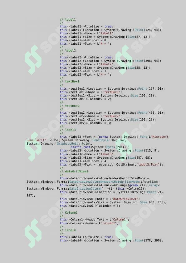 Visual studio c++ da windows form topshirig`i bajarilgan, 8-variant ...