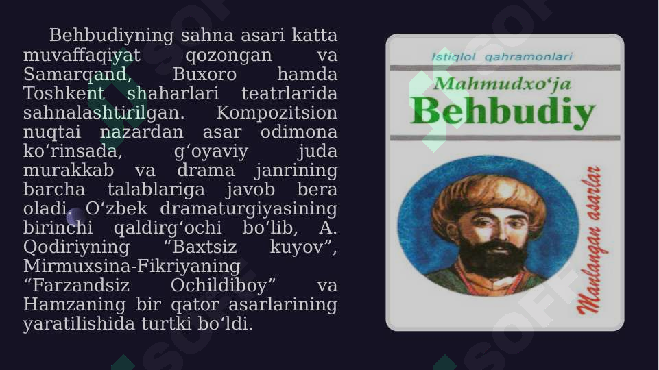MAHMUDXO`JA BEHBUDIY