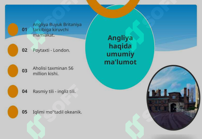 ANGLIYA HAQIDA UMUMIY MA'LUMOT