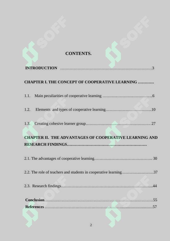 Developing cooperative learning in EFL