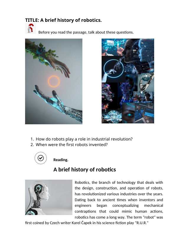 A brief history of robotics