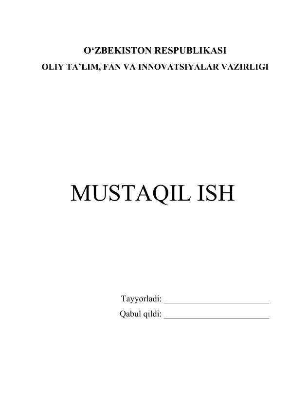 KON LAHIMLARINI O’TISHDA BURG’ULASH PORTLATISH ISHLARI