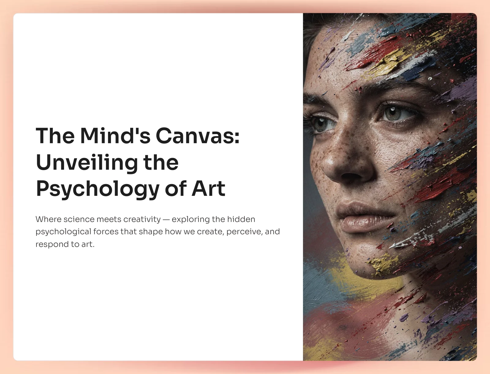 The Mind's Canvas: Unveiling the Psychology of Art