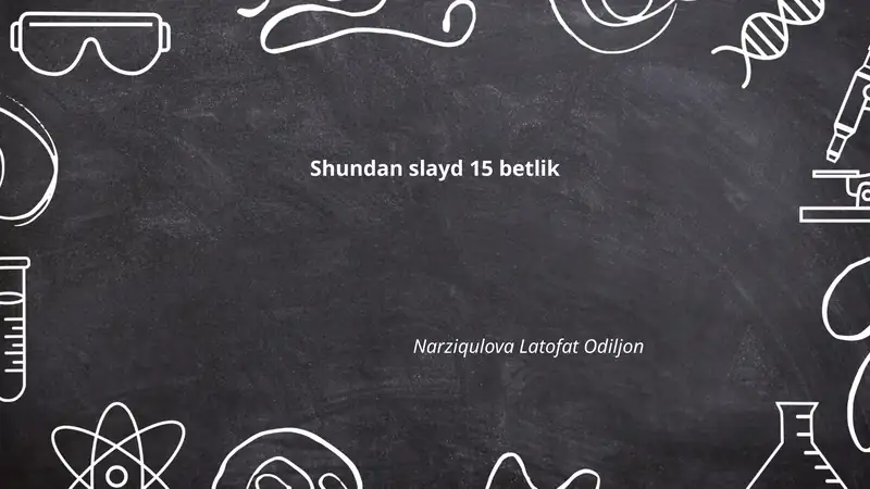 Shundan slayd 15 betlik
