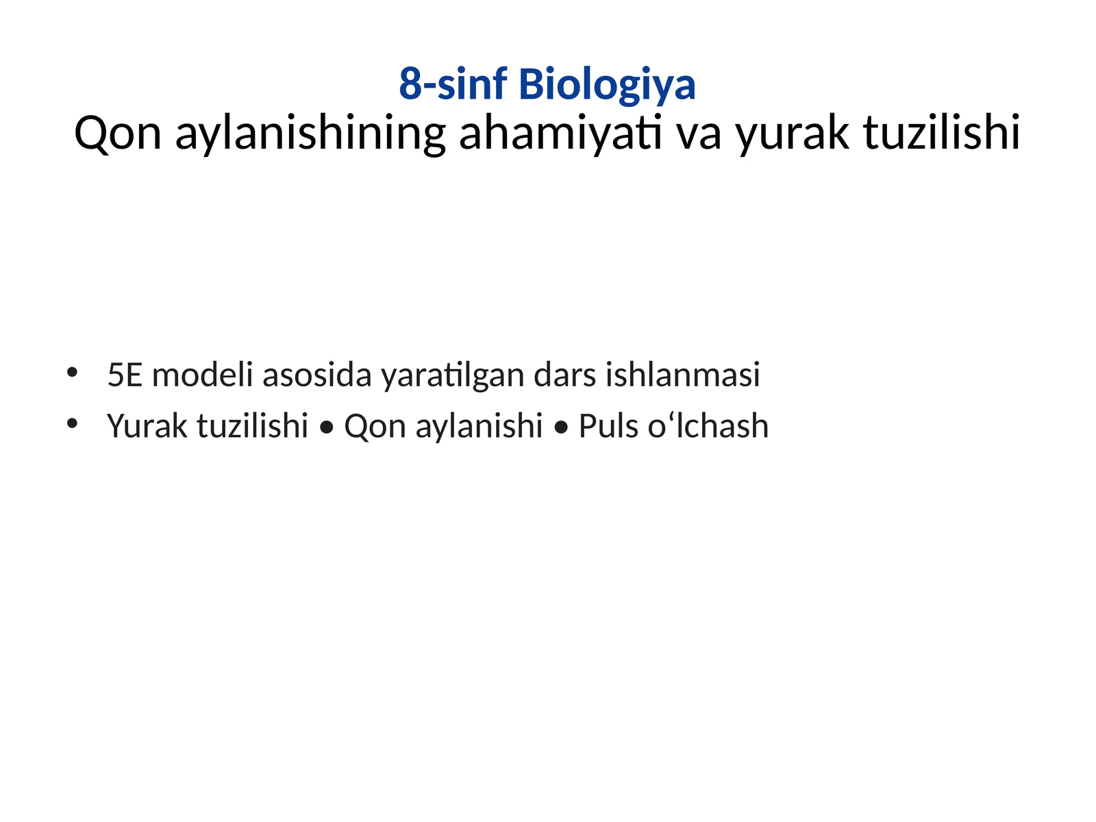 8-sinf Biologiya