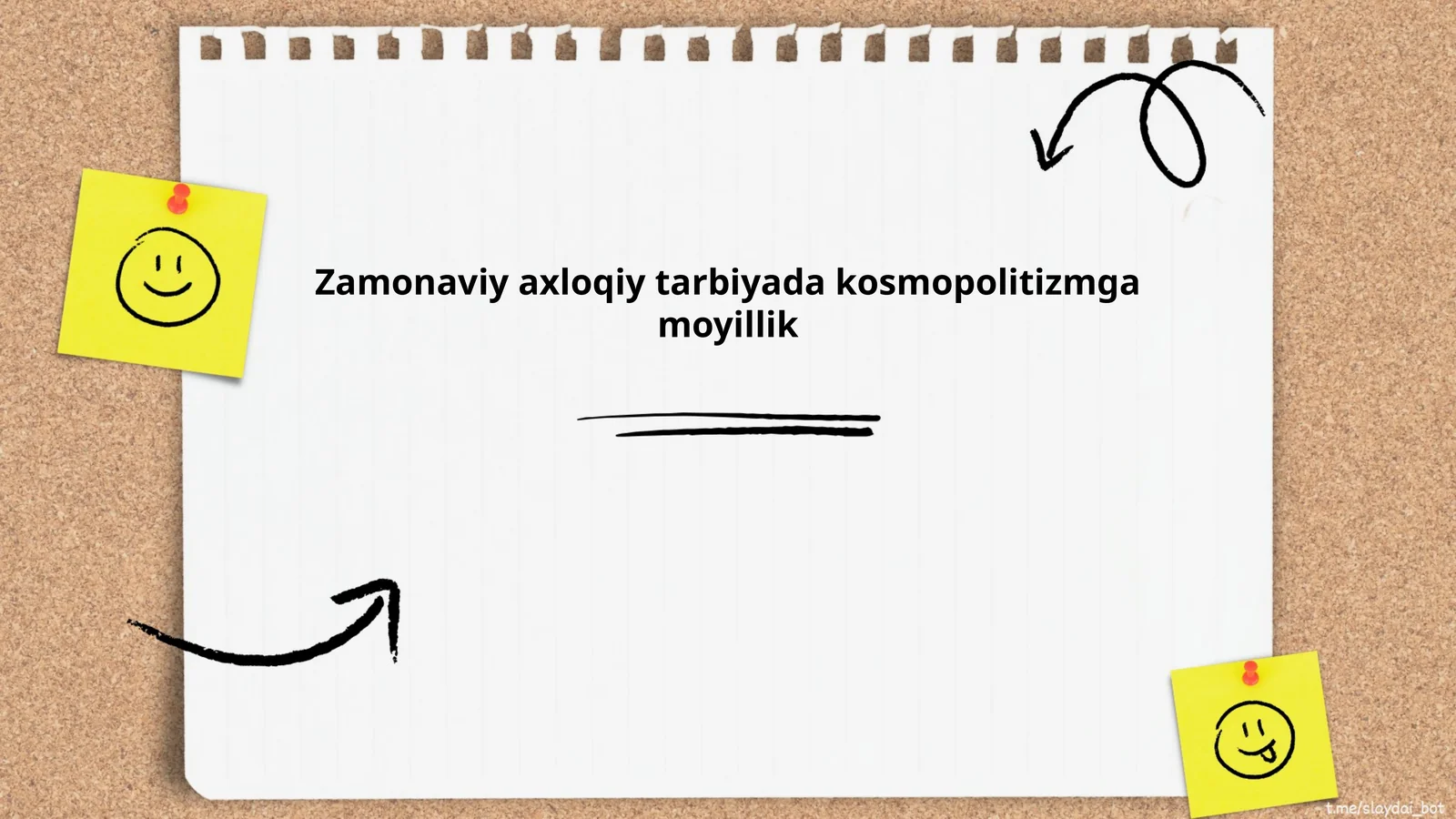 Zamonaviy axloqiy tarbiyada kosmopolitizmga moyillik