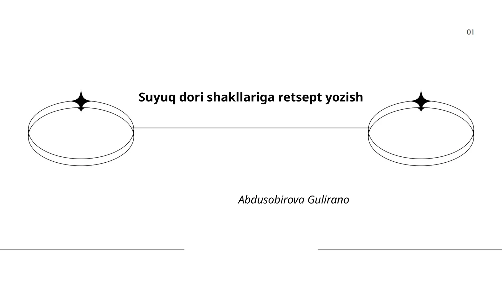 Suyuq dori shakllariga retsept yozish