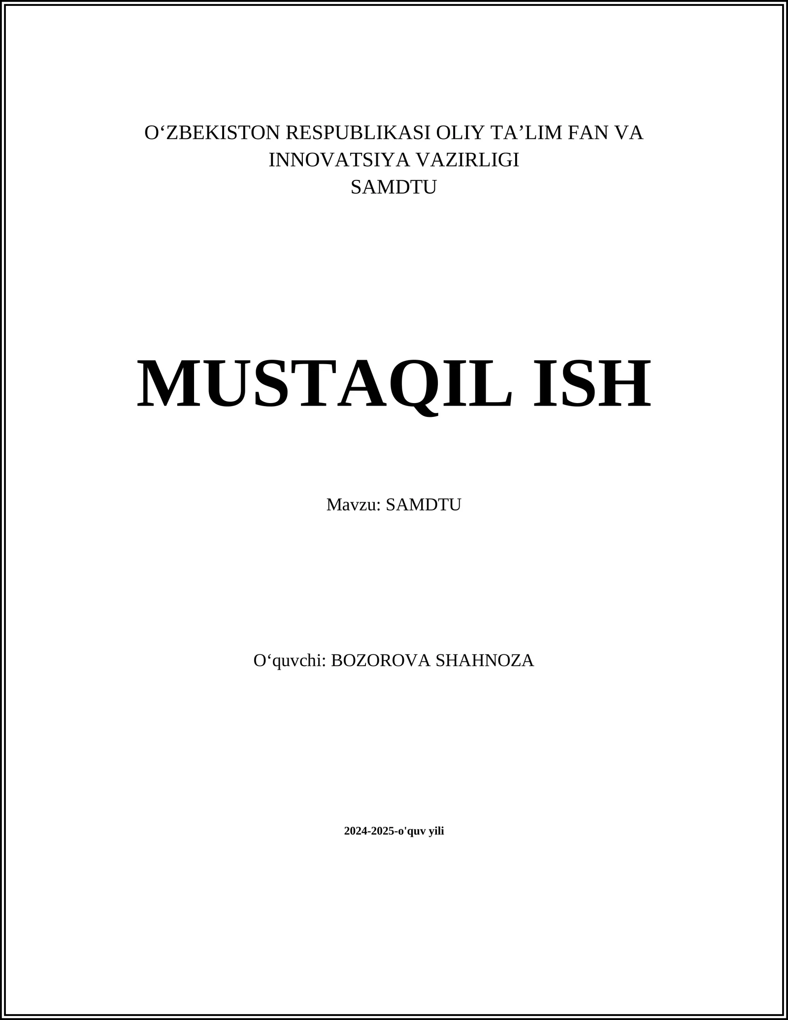 SAMDTU