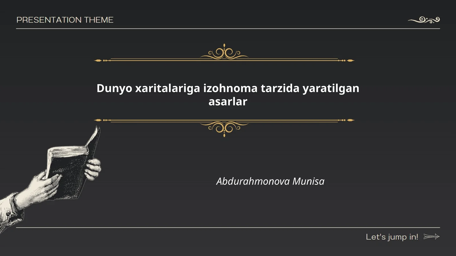 Dunyo xaritalariga izohnoma tarzida yaratilgan asarlar