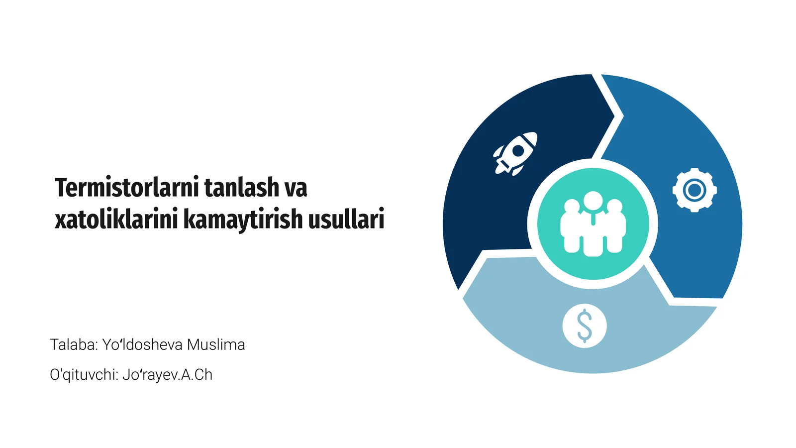 Termistorlarni tanlash va xatoliklarini kamaytirish usullari