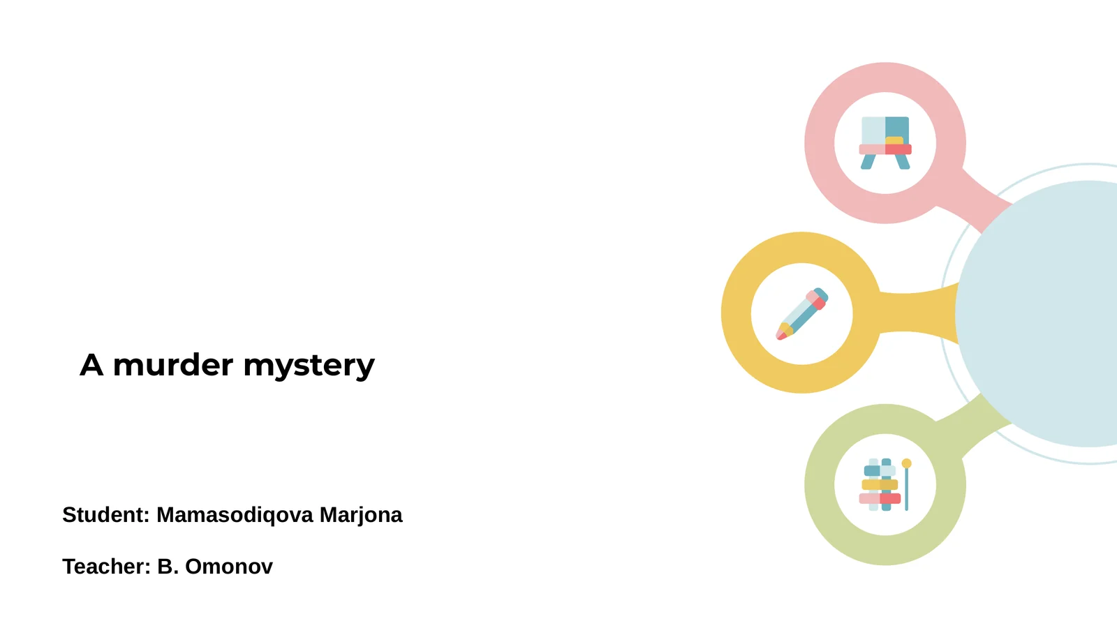 Introduction to the Murder Mystery