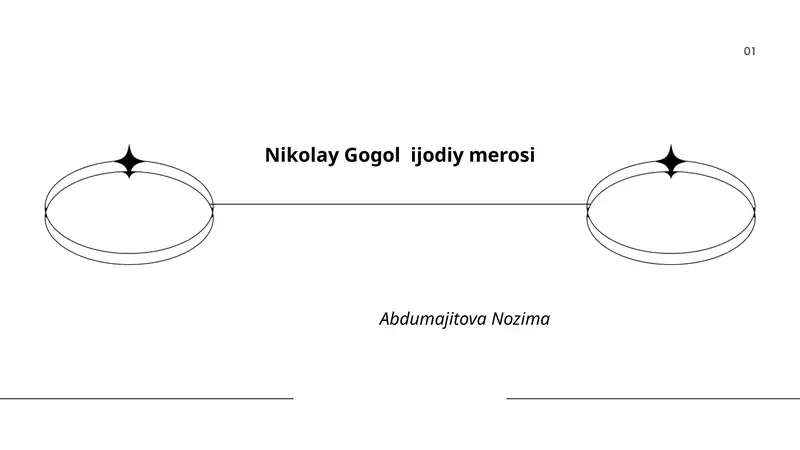Nikolay Gogol ijodiy merosi