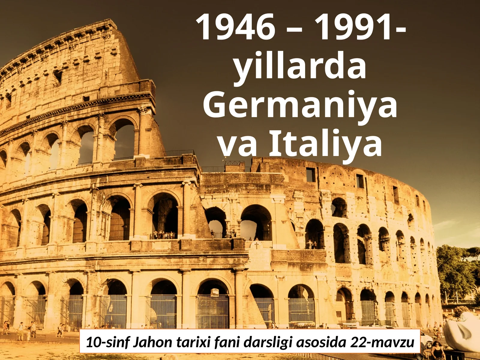 10-sinf Jahon tarixi