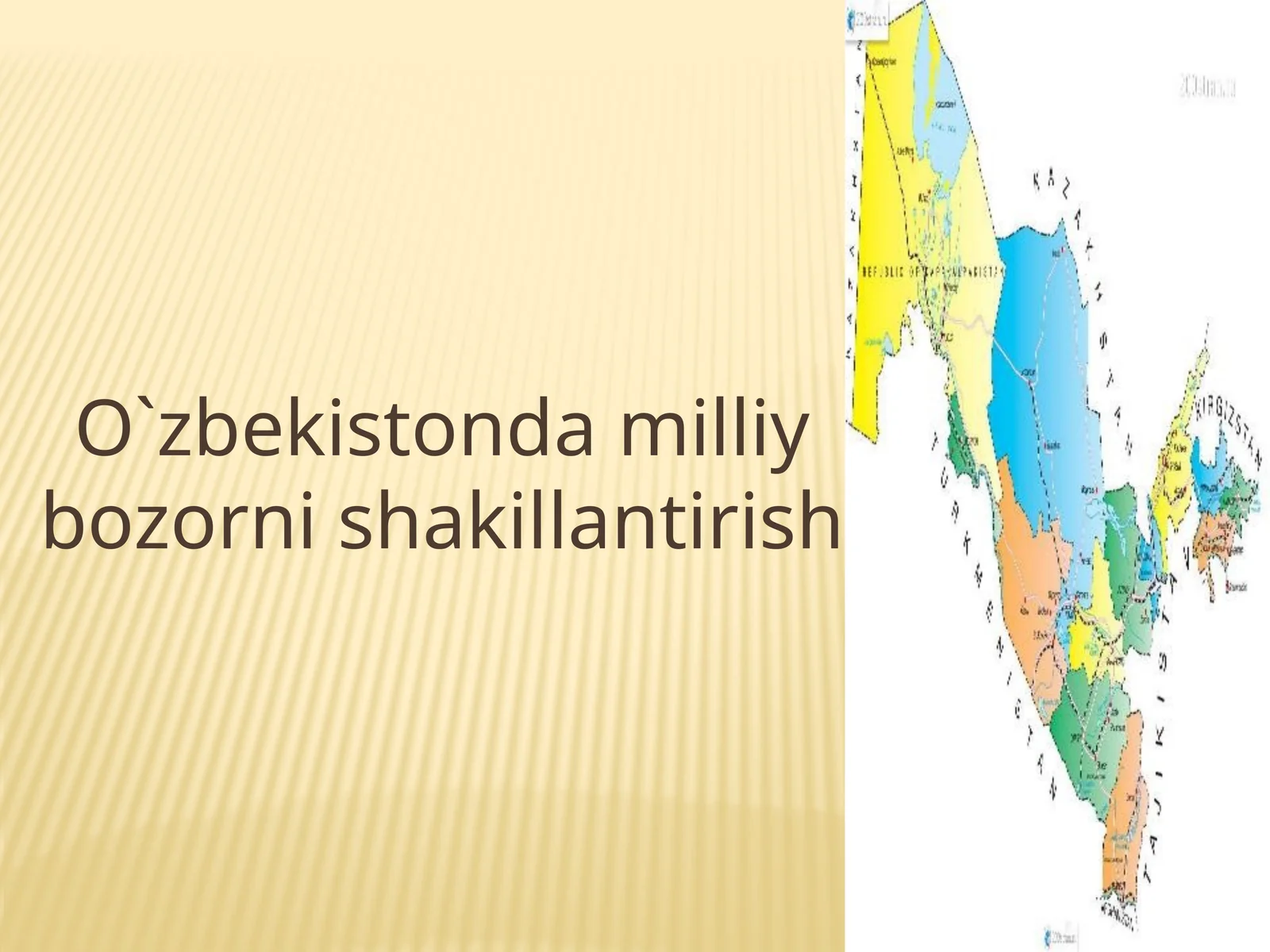O`zbekistondamilliybozornishakillantirish