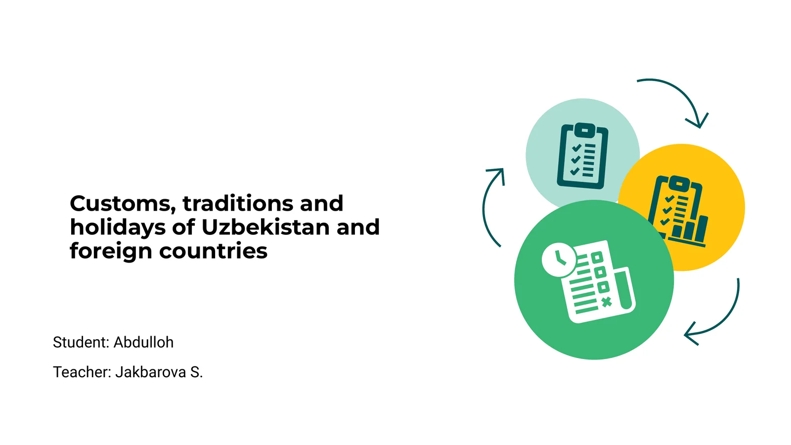 Customs, traditions and holidays of Uzbekistan and foreign countries