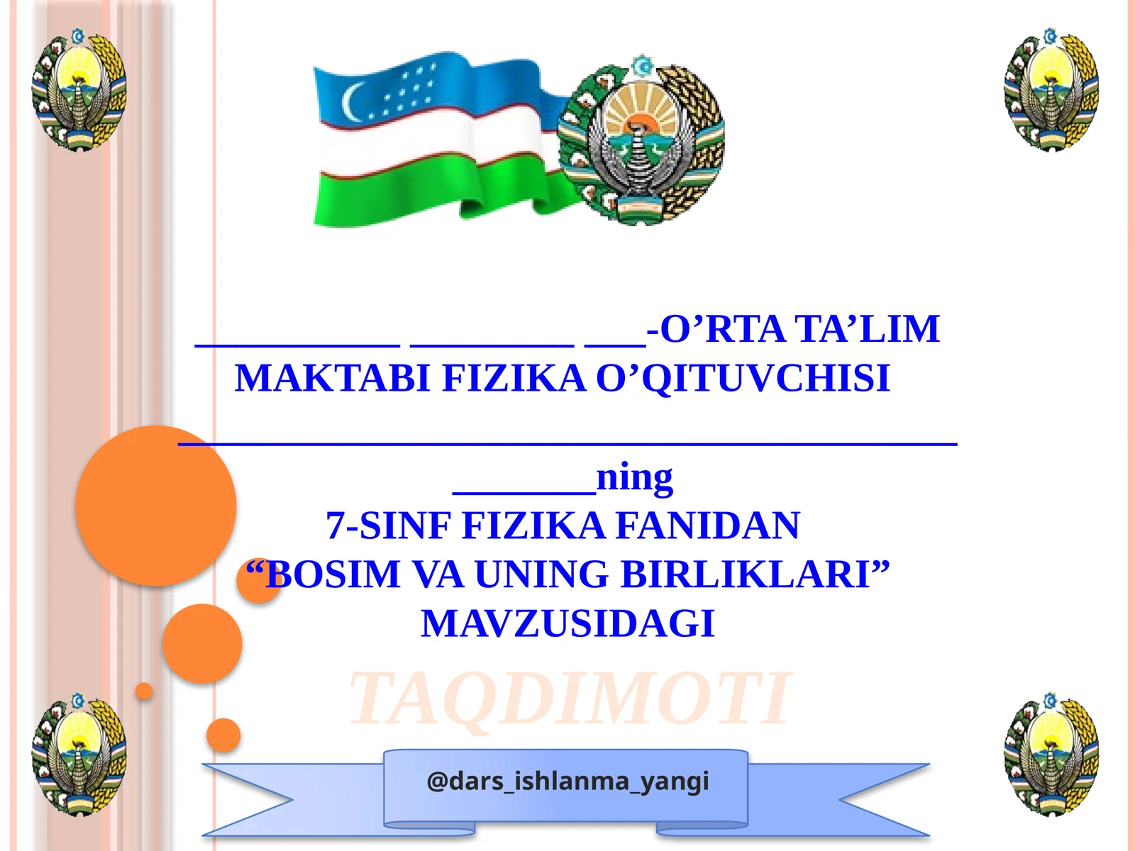 Bosim va uning birliklari