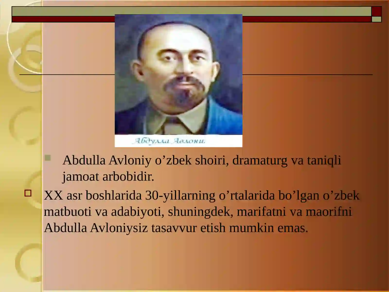 Abdulla Avloniy