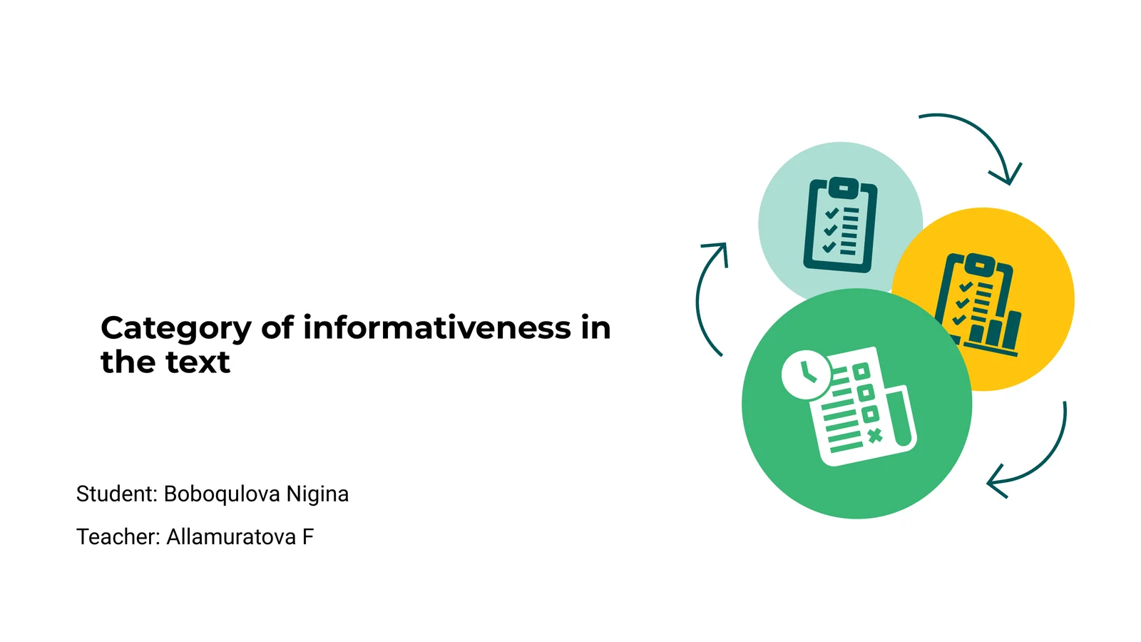 Introduction to Informativeness in Text