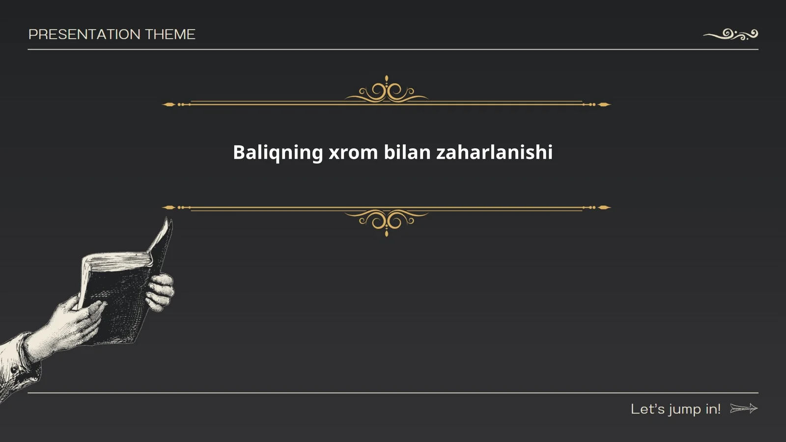 Baliqning xrom bilan zaharlanishi
