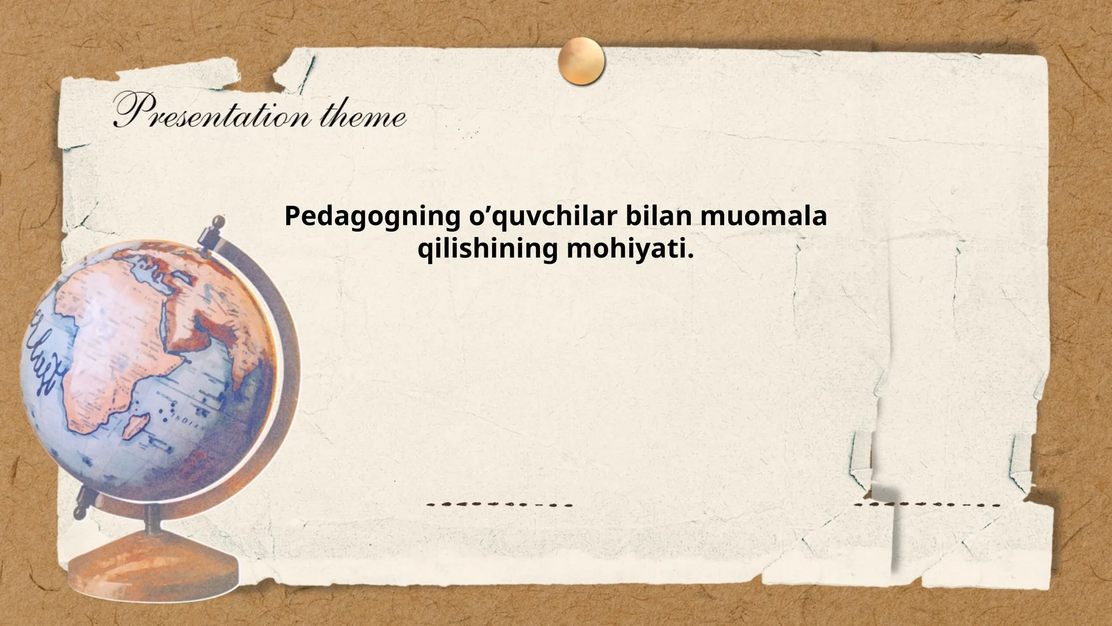 Pedagogning oʼquvchilar bilan muomala qilishining mohiyati