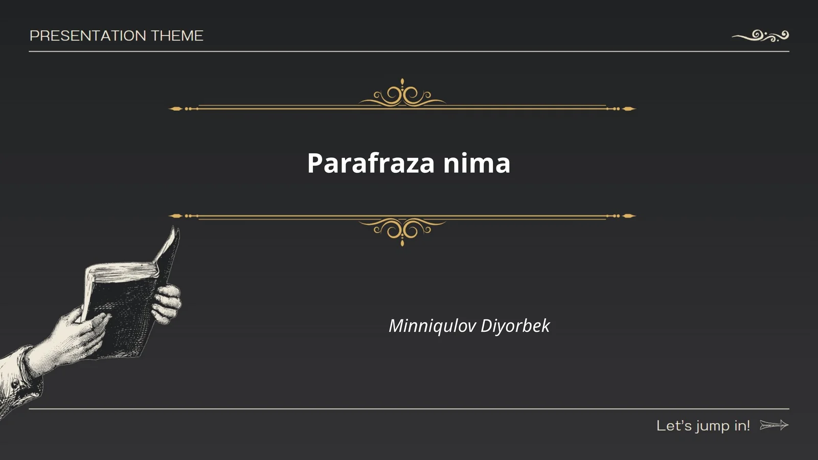Parafraza nima