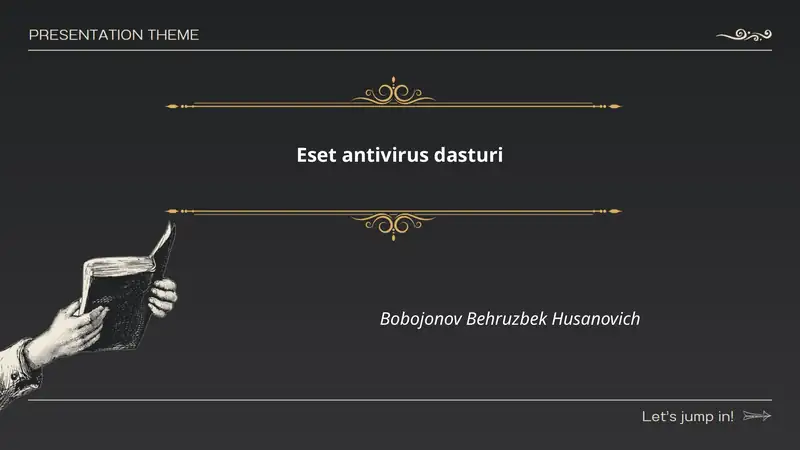 ESET antivirus dasturi