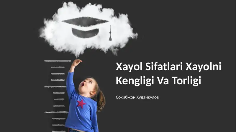 Xayol Sifatlari Xayolni Kengligi Va Torligi