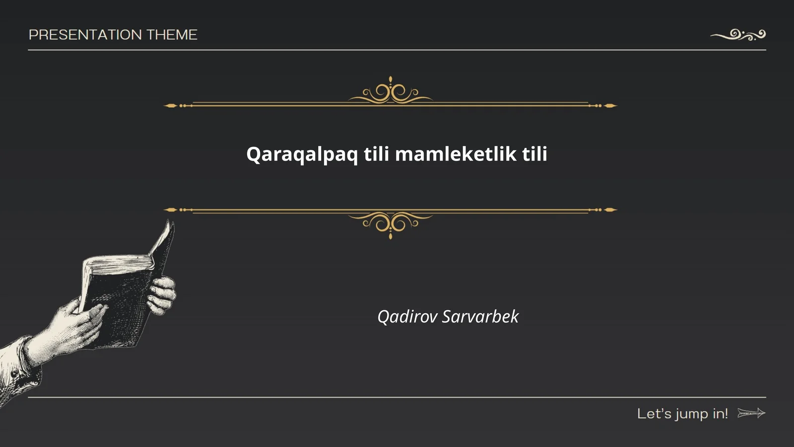 Qaraqalpaq tili mamleketlik tili