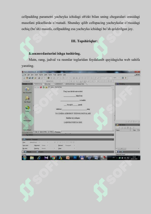 Dream Html Rasmlar HTML tilida matn, rang, jadval va rasmlar bilan ishlovchi teglar. HTML ...