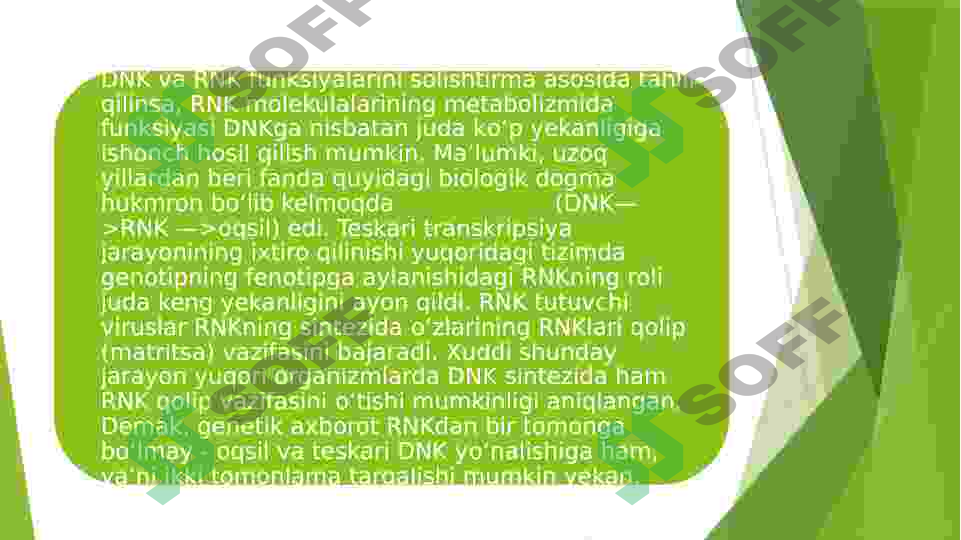 Rnk Rasmi i-RNK protsessing jarayoni