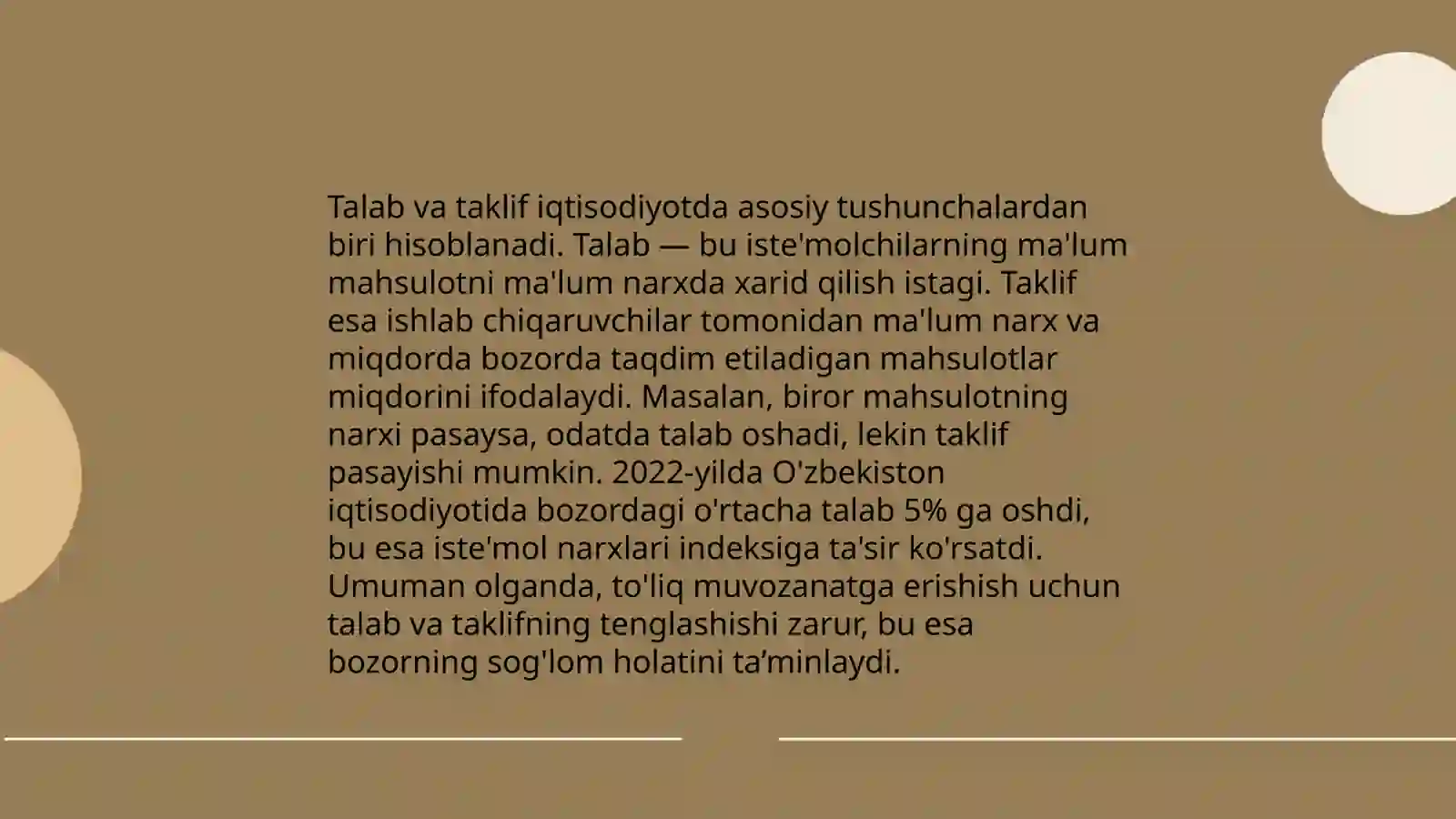 Talab Stak Talab tushunchasi va talab qonuni